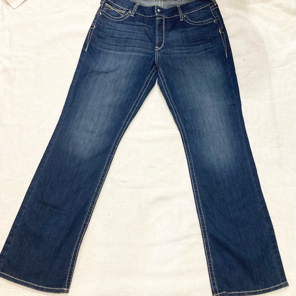 Ariat mid rise boot cute jeans - Picture 4 of 16